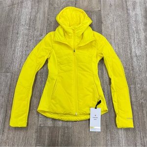 (Z-37)  Lululemon Athletica Another Mile Jacket in Yellow